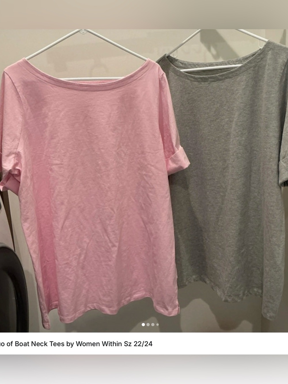 Two Cotton T-Shirts by Women Within